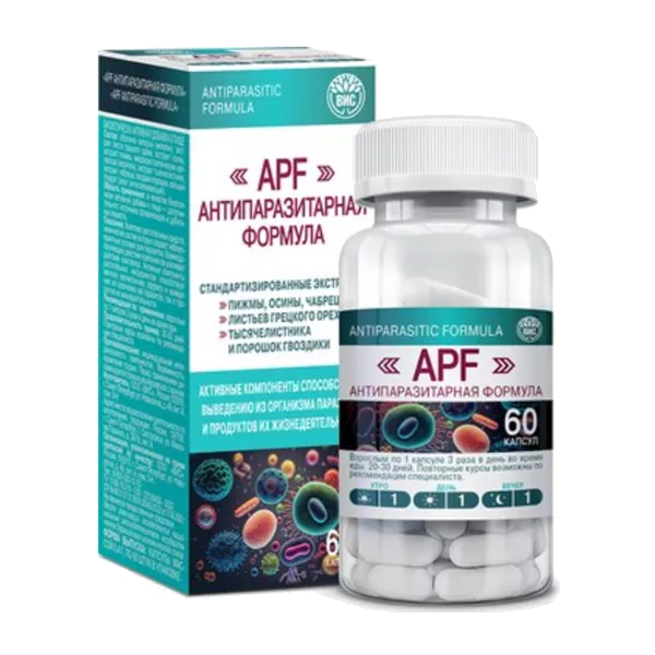 APF Антипаразитарная формула капсулы 0,4г N60