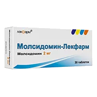 Молсидомин-Лекфарм таб 2мг N30