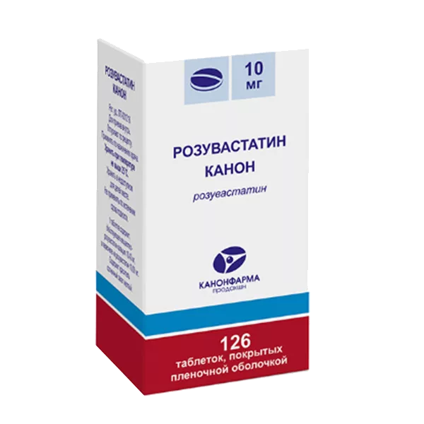 Розувастатин Канон таб п.п.о. 10мг N126