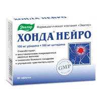 ХОНДА Нейро ЭВАЛАР таблетки 0,6г N60