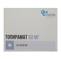 Топирамат таб п.п.о. 50мг N30