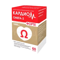 КАРДИОМ Омега-3 Форте капсулы 1375мг N60
