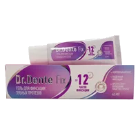 Гель для фиксации зубных протезов Dr. Dente Fix нейтральный вкус 40мл