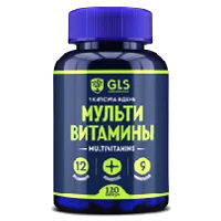 GLS МУЛЬТИВИТАМИНЫ 12+9 капсулы 420мг N120