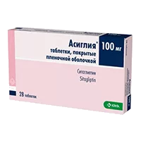 Асиглия таб п.п.о. 100мг N28