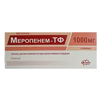 Меропенем-ТФ пор д/р-ра для в/в вв 1000мг N5
