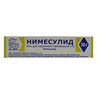 Нимесулид гель д/наружн пр 1% 30г N1
