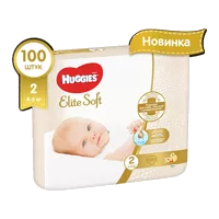 Подгузники детские Huggies Elite Soft р.2 (4-6кг) N100