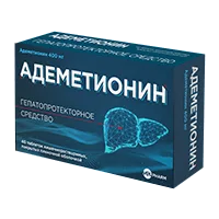 АДЕМЕТИОНИН ВЕЛФАРМ таб кишечнораств п.п.о. 400мг N40