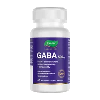 GABA 500 mg Габа-аминокислота нейротрансмиттер + витамин В6 ЭВАЛАР капсулы 0,62г N60