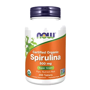 NOW Спирулина Spirulina 500 мг таблетки N200