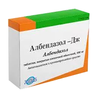Албендазол-Дж таб п.п.о. 400мг N1