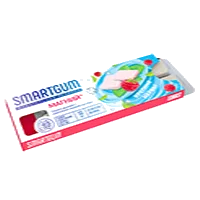 SMARTGUM Жевательная резинка Магний Крепкие нервы вкус малины таблетки жев 1100мг N10