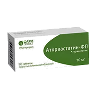 Аторвастатин-ФП таб п.п.о. 10мг N90