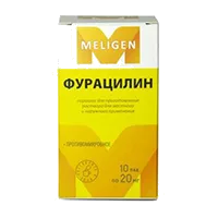 Фурацилин пор д/р-ра д/местн и наружн пр 20мг 0,82г N10