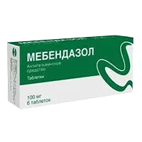 Мебендазол таб 100мг N6