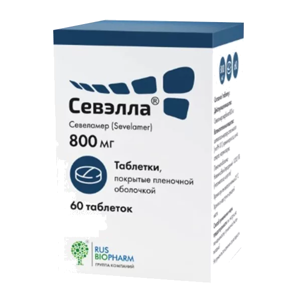 Севэлла таб п.п.о. 800мг N60