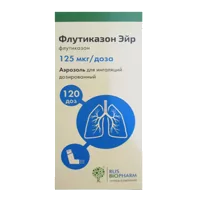 Флутиказон Эйр аэр д/инг доз 125мкг/доза 120дз N1