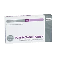 РОЗУВАСТАТИН-АЛИУМ таб п.п.о. 10мг N60