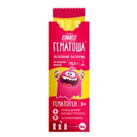 ГЕМАТОША желейный батончик со вкусом вишни 20,5г N1