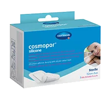 Повязка Hartmann Cosmopor Silicone впитывающая пластырн тип самокл с контактн сл из силик стер 7,2х5см N5