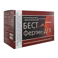БЕСТфертил-ДГК капсулы Утро 0,47г + капсулы Вечер 0,42г + капсулы мягк желатин ДГК 1,0г N240