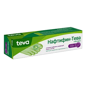 Нафтифин-Тева крем д/наружн пр 1% 15г N1