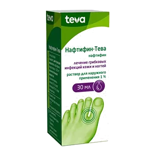 Нафтифин-Тева р-р д/наружн пр 1% 30мл N1