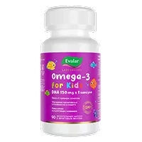 Бэби ЭВАЛАР Омега-3 ДГК Omega-3 for Kids DHA 150 mg капсулы жев 0,35г N90