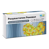 Розувастатин Реневал таб п.п.о. 20мг N30