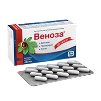 Веноза RealCaps капсулы 400мг N60