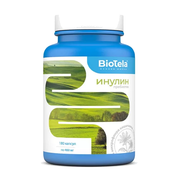 BioTela Пребиотик инулин капсулы 460мг N180