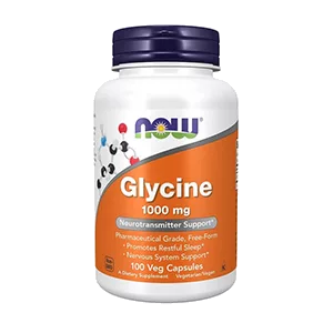 NOW Глицинон Glycine 1000мг капсулы 1214мг N100