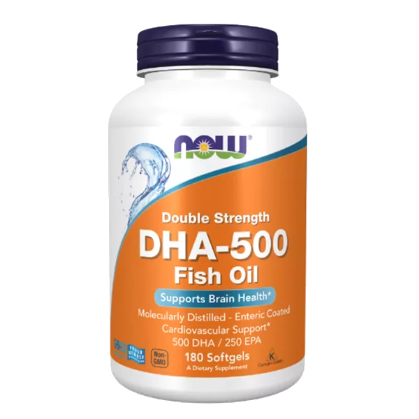 NOW ДГК 500 DHA 500 капсулы 1448мг N180