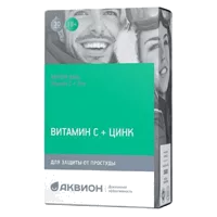 АКВИОН дэйли Витамин С + цинк таб вкус мяты 1100 N30