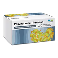 Розувастатин Реневал таб п.п.о. 20мг N90