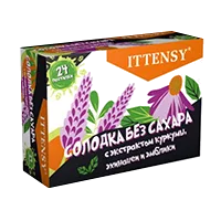 ITTENSY Солодка без сахара пастилки 2,5г N24