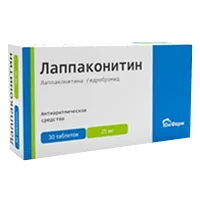 Лаппаконитин таб 25мг N30
