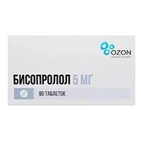 Бисопролол таб п.п.о. 5мг N90