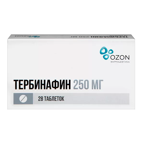 Тербинафин таб 250мг N28