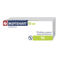 Мертенил таб п.п.о. 10мг N90