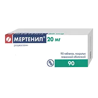 Мертенил таб п.п.о. 20мг N90