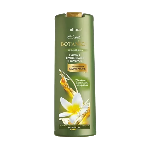Exotic Botanica Гель для душа Райская Франжипани и Шафран 500мл