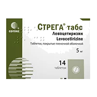 СТРЕГА табс таб п.п.о. 5мг N14