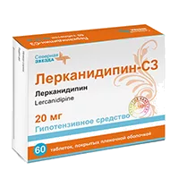 Лерканидипин-СЗ таб п.п.о. 20мг N60