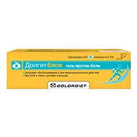 Долгитблок 5%+3% гель д/наружн пр 50г N1