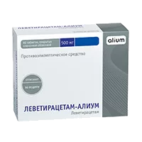 Леветирацетам-АЛИУМ таб п.п.о. 500мг N60