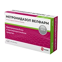 МЕТРОНИДАЗОЛ ВЕЛФАРМ таб 250мг N30