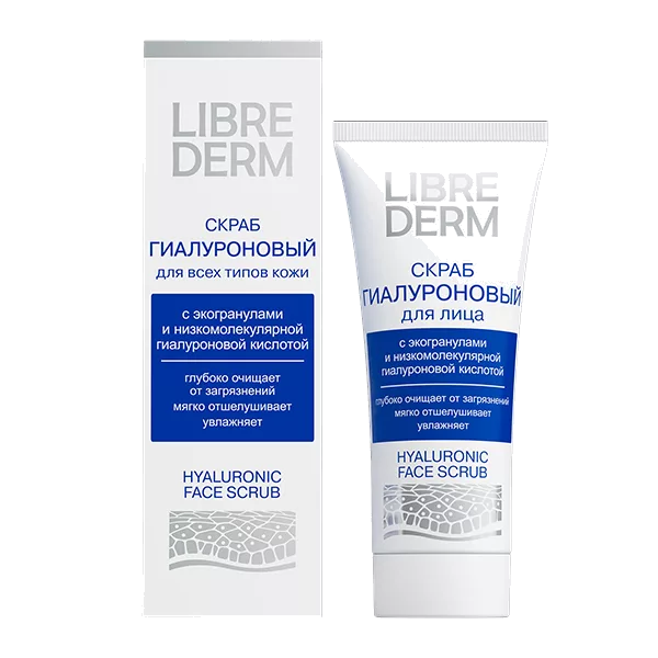 LIBREDERM Гиалуроновый Hyaluronic Скраб для лица 75мл