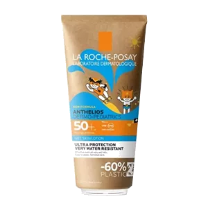 La Roche-Posay Детский Солнцезащитный Гель Anthelios Dermo-Pediatrics SPF50+ с технолог нанесен на влажную кожу 200мл